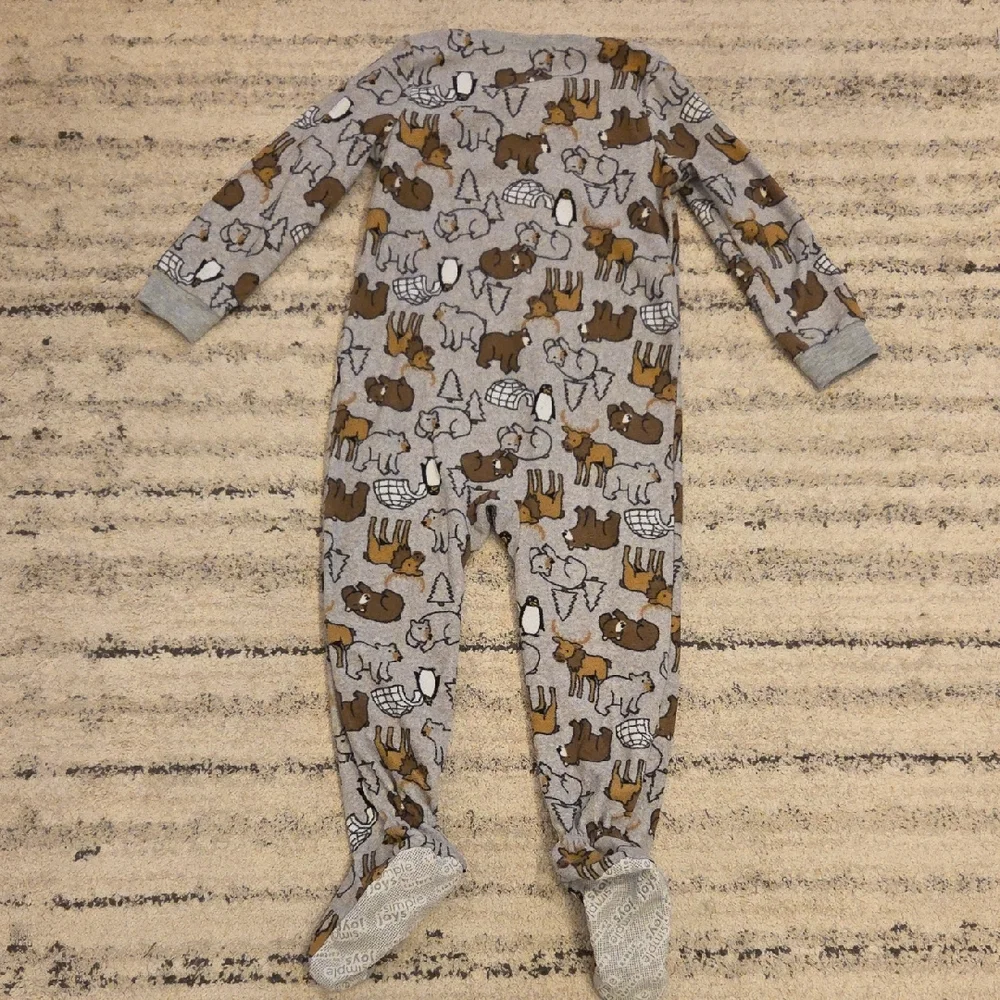 Carter's Animal Pattern Footed PJs